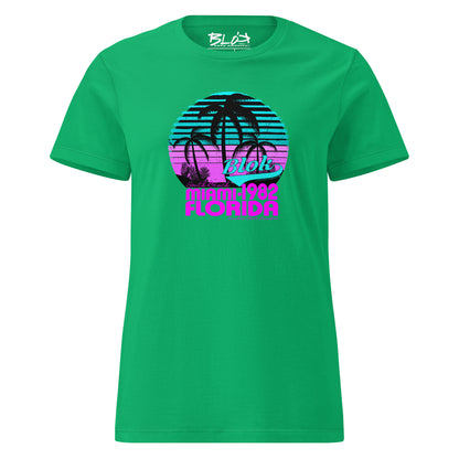 Miami '82 - in Turquoise - Women's Slim Fit