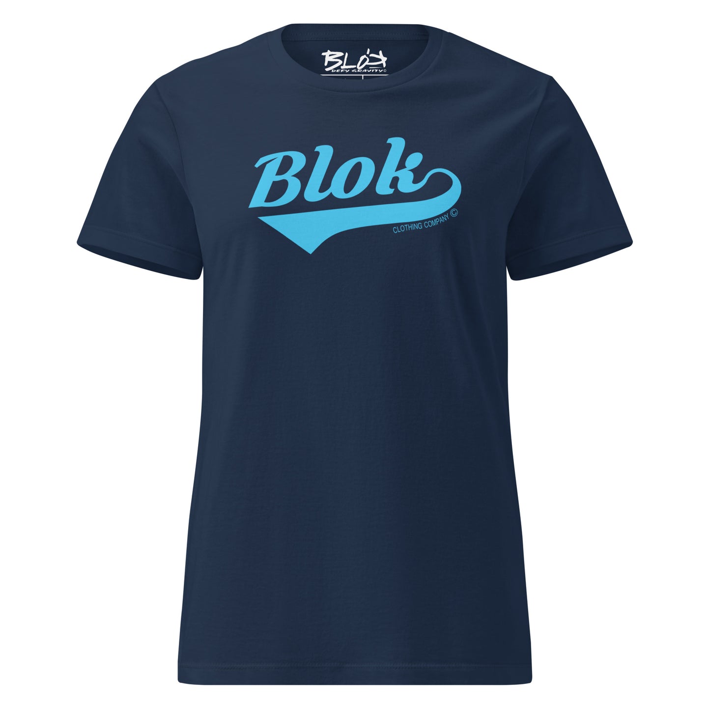 Blok Classic - Front Print in Blue - Women's Slim Fit