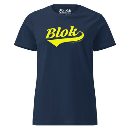 Blok Classic - Front Print in Yellow - Women's Slim Fit