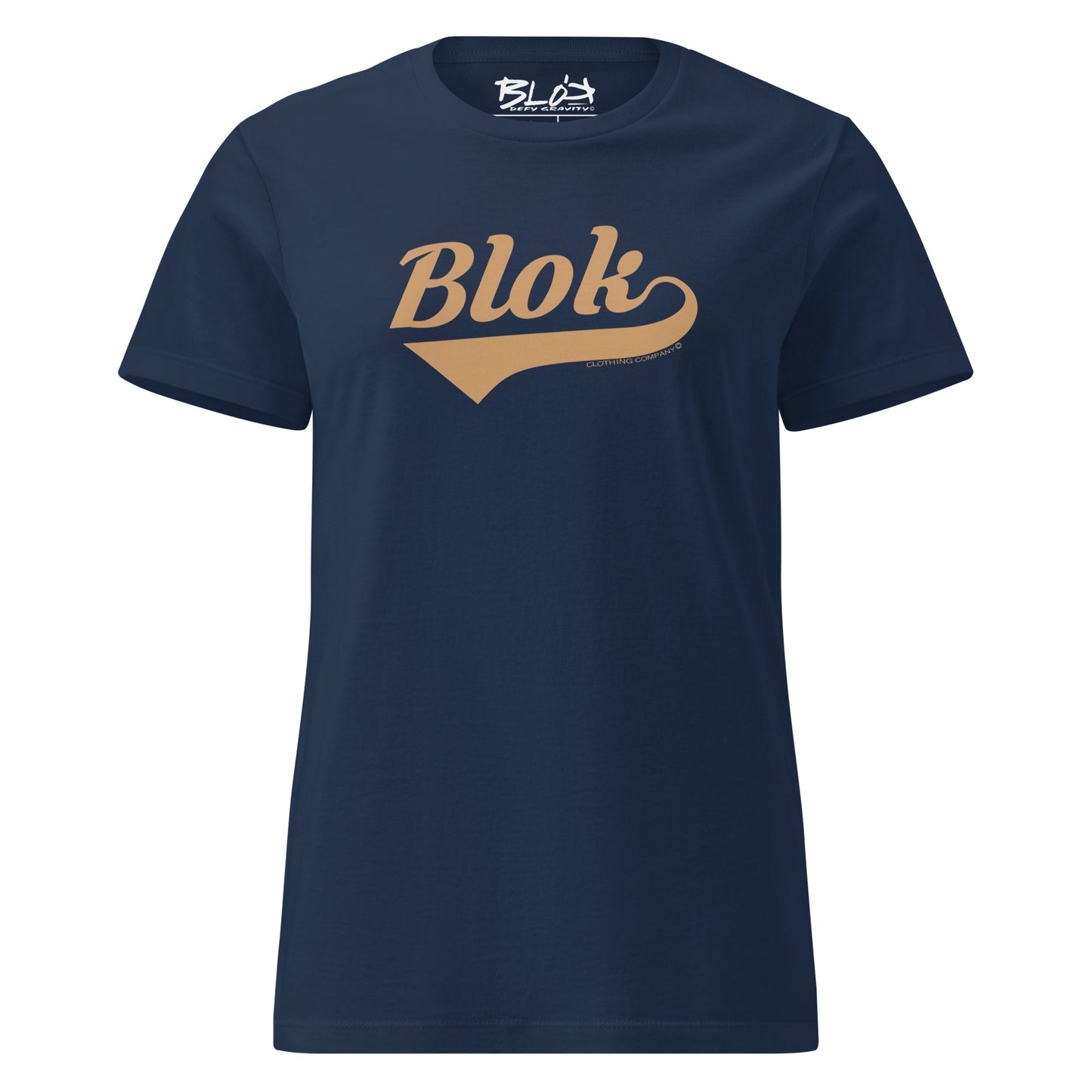 Blok Classic - Front Print in Gold - Women's Slim Fit
