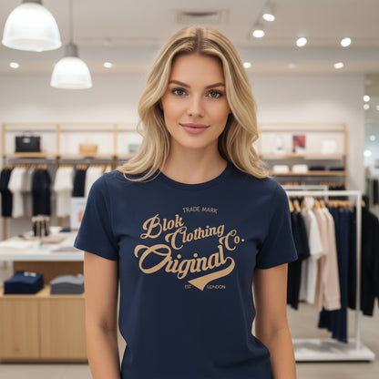 Original Clothing Company - with Gold Print - Women's Slim Fit