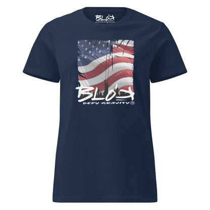 US Flag - Front Print - Women's Slim Fit