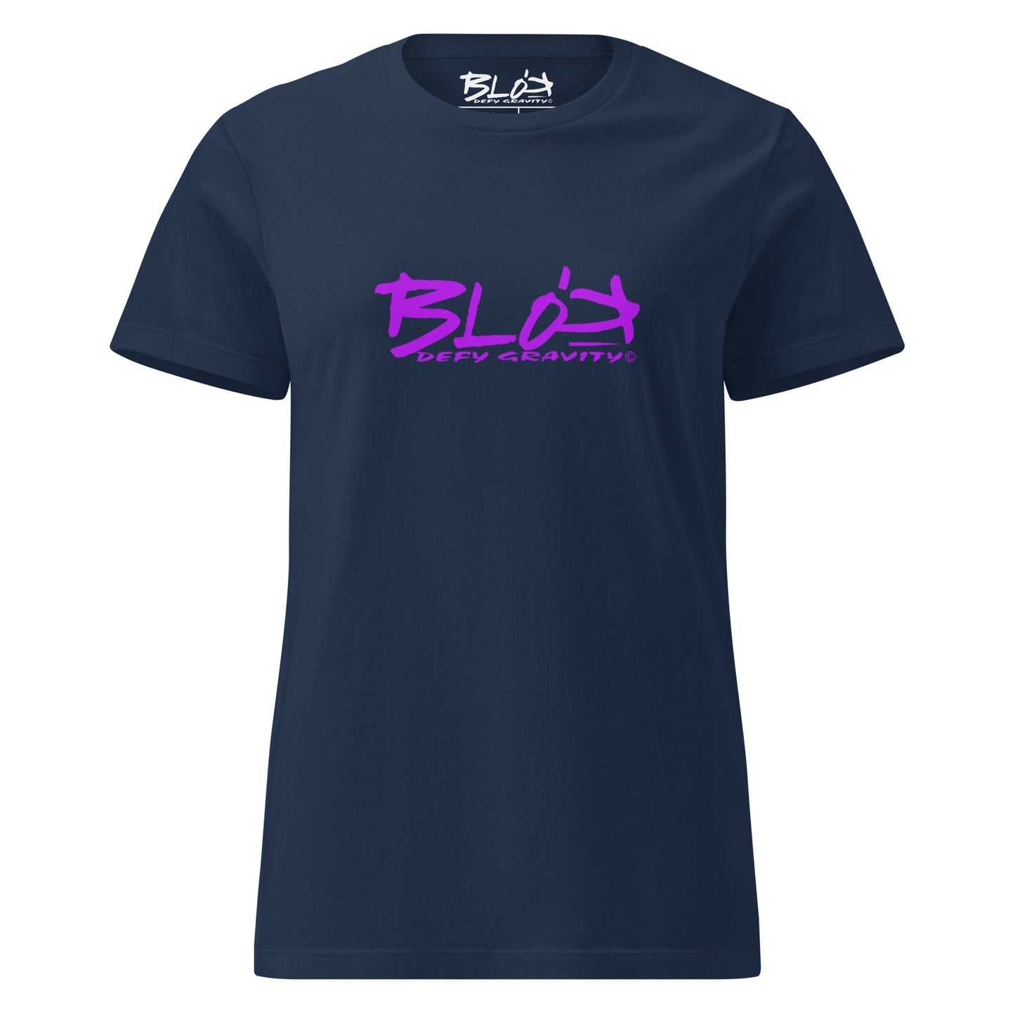 Essential Large Logo - Purple Print - Women's Slim Fit