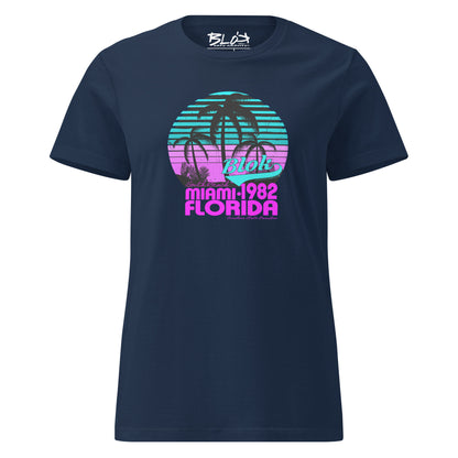 Miami '82 - in Turquoise - Women's Slim Fit