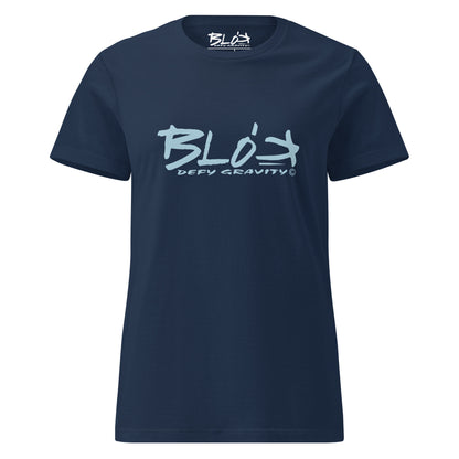 Essential Large Logo - Baby Blue Print - Women's Slim Fit