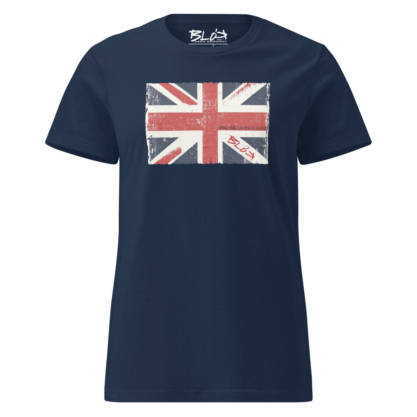 Blok London England - Front Print - Women's Slim Fit