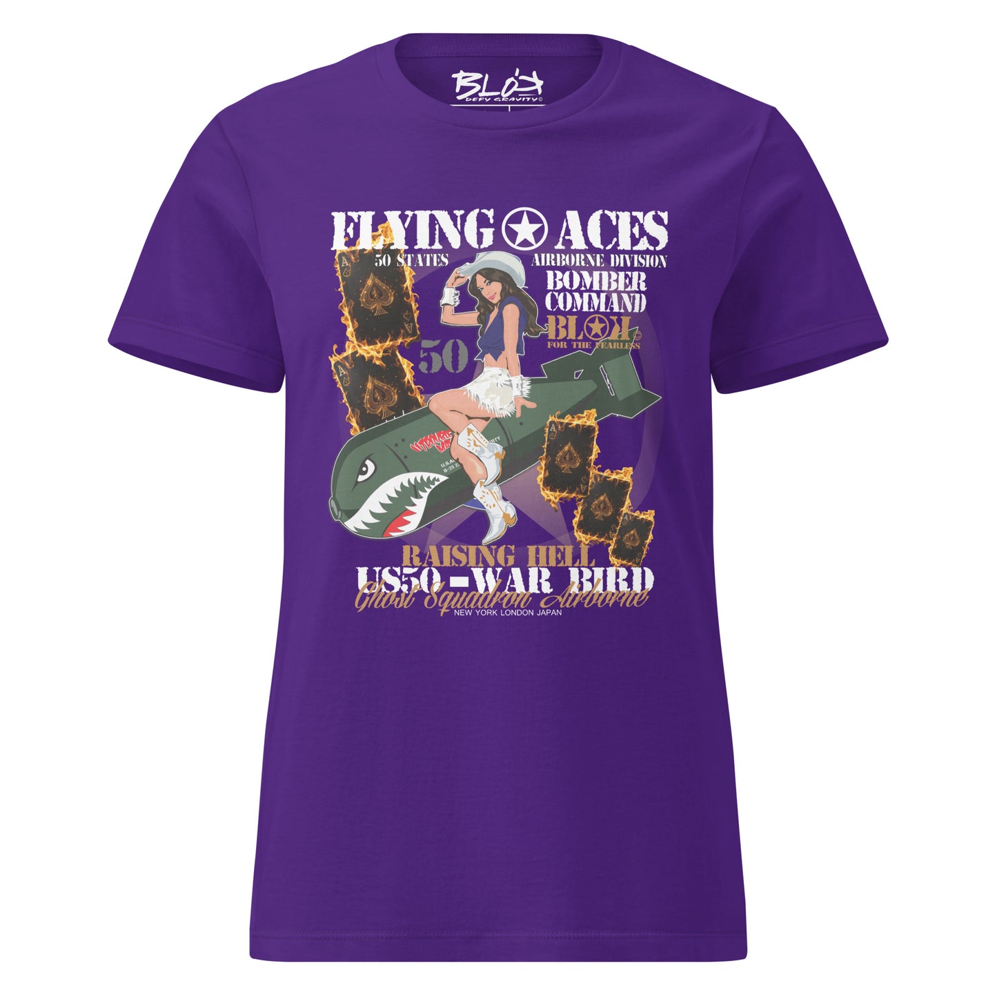 Bomber Command - Front Print - Women's Slim Fit