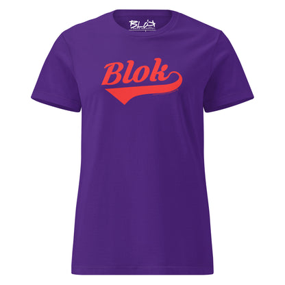 Blok Classic - Front Print in Red - Women's Slim Fit