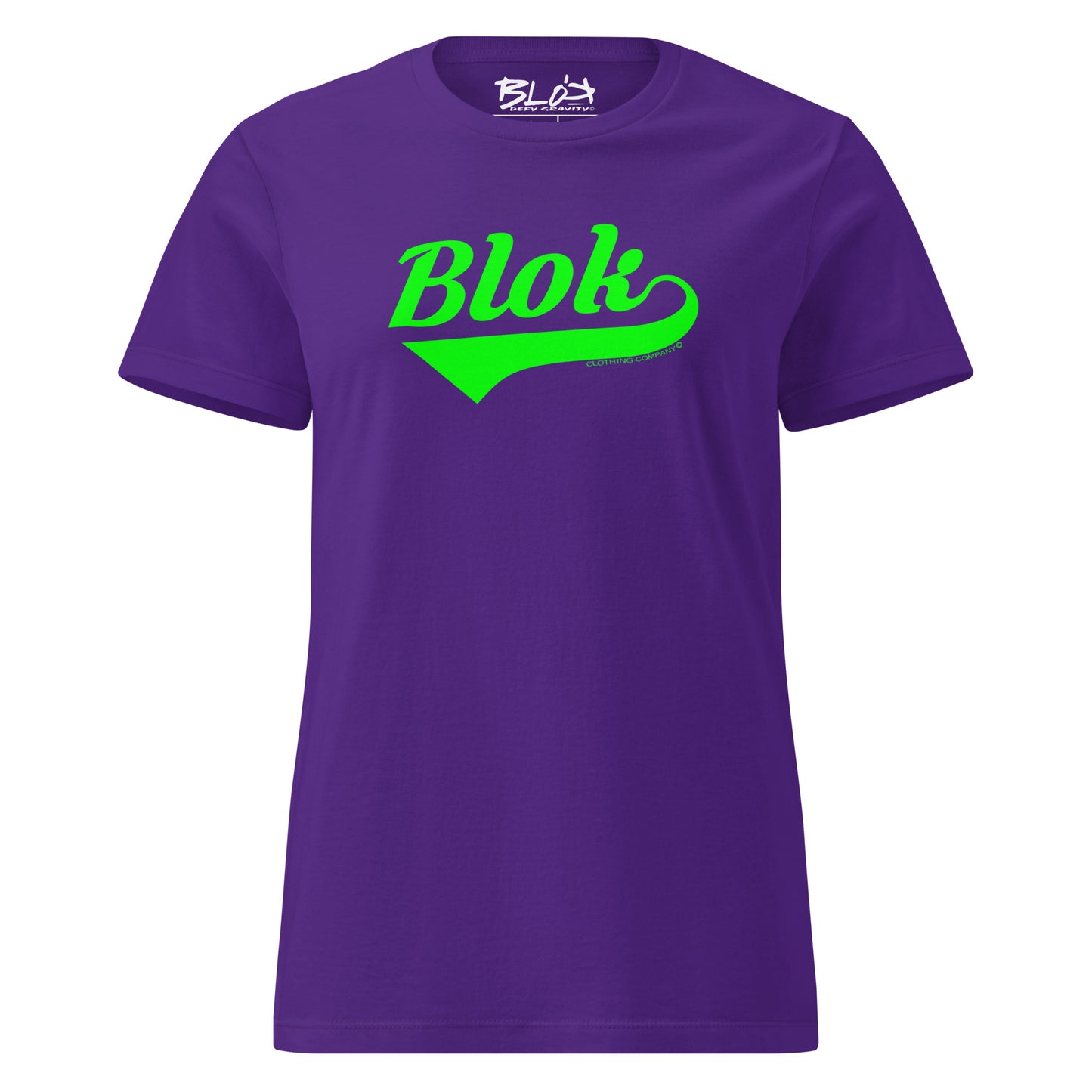 Blok Classic - Front Print in Green - Women's Slim Fit