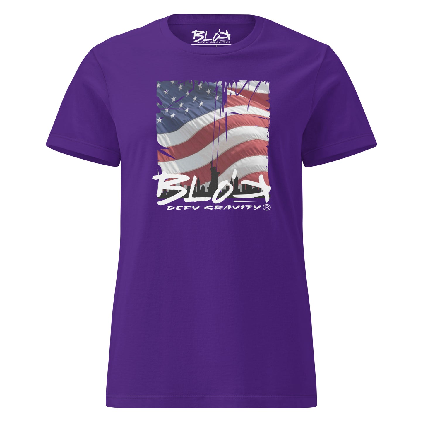 US Flag - Front Print - Women's Slim Fit