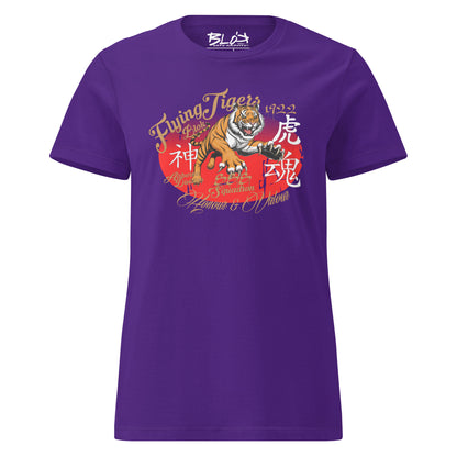 Original Flying Tigers - Front Print in Gold - Women's Slim Fit