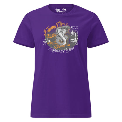 Flying Cobras - with Orange & White Print - Women's Slim Fit