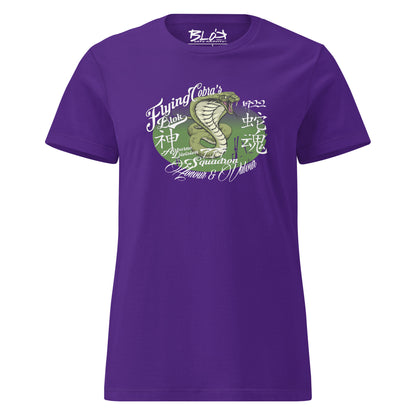 Flying Cobras - with White & Green Print - Women's Slim Fit