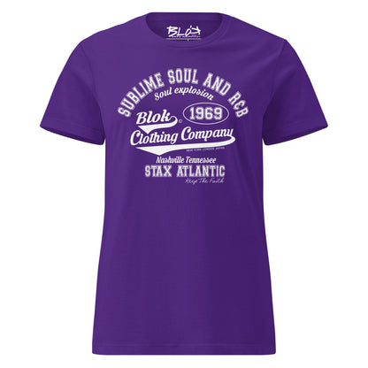 Sublime Soul - with White Print - Women's Slim Fit