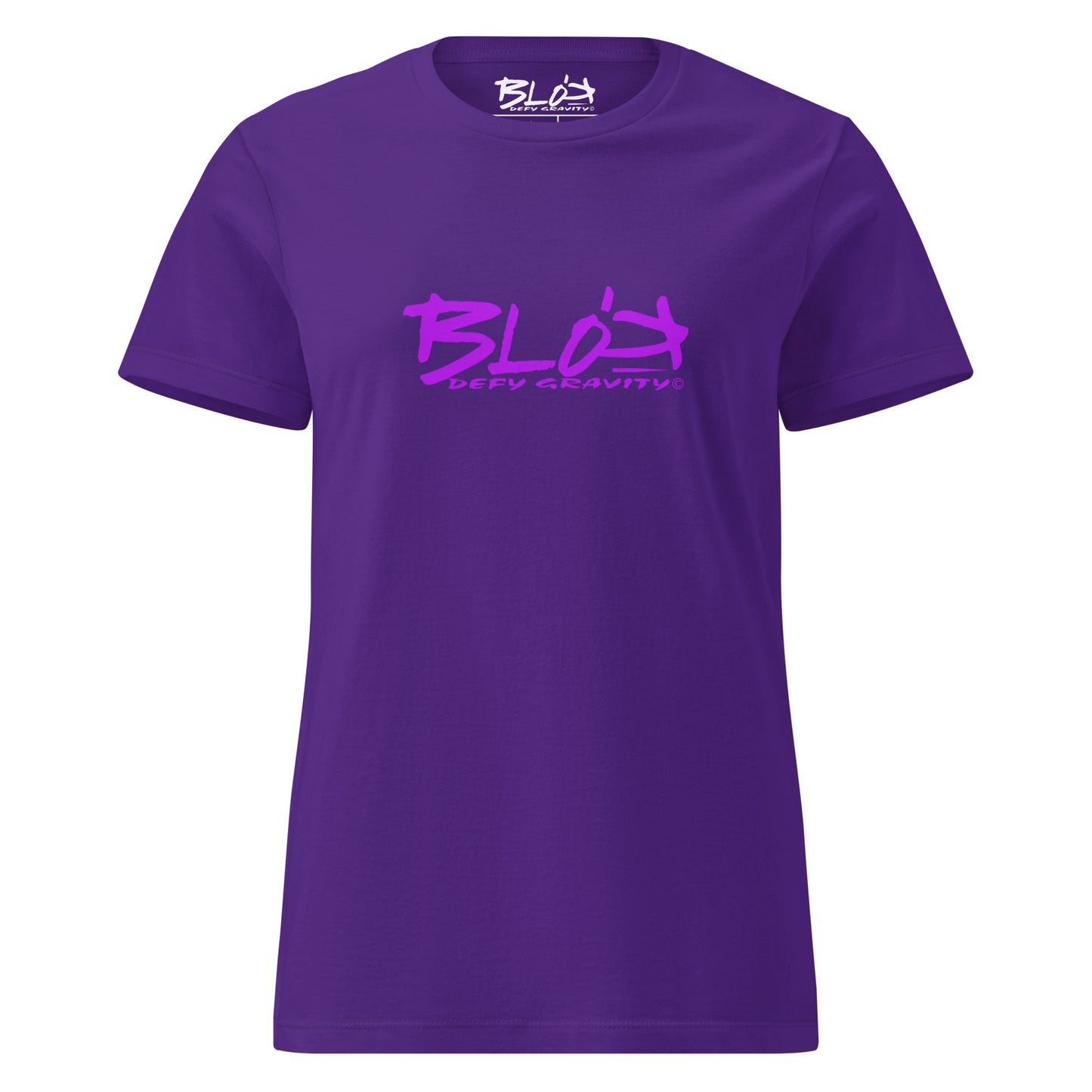 Essential Large Logo - Purple Print - Women's Slim Fit
