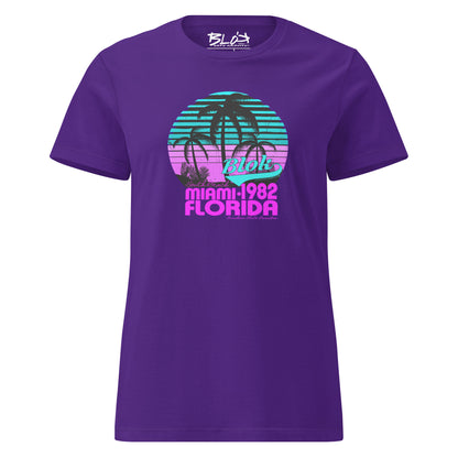 Miami '82 - in Turquoise - Women's Slim Fit