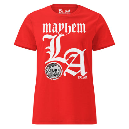 L.A Mayhem - with White Print - Women's Slim Fit