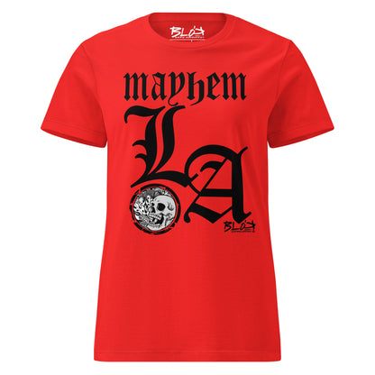L.A Mayhem - with Black Print - Women's Slim Fit