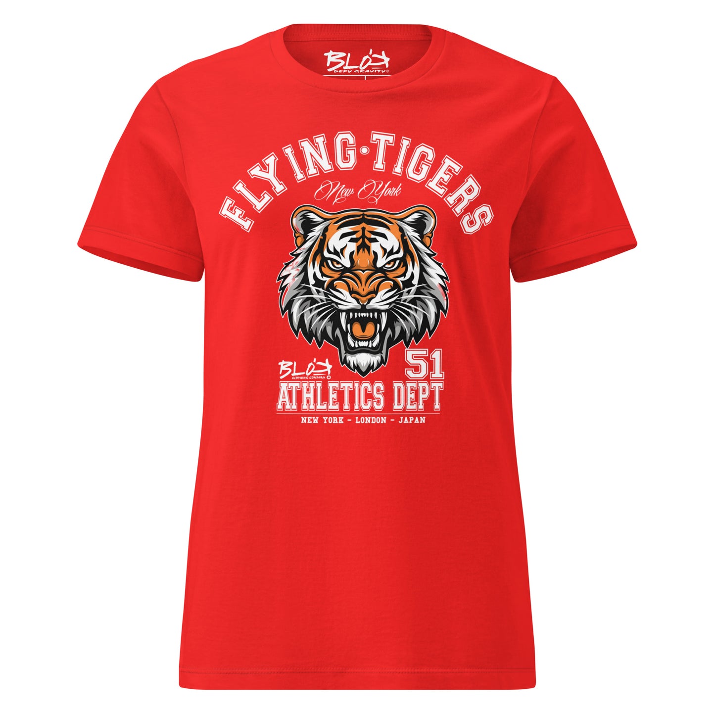 Flying Tigers - with White Logo - Women's Slim Fit
