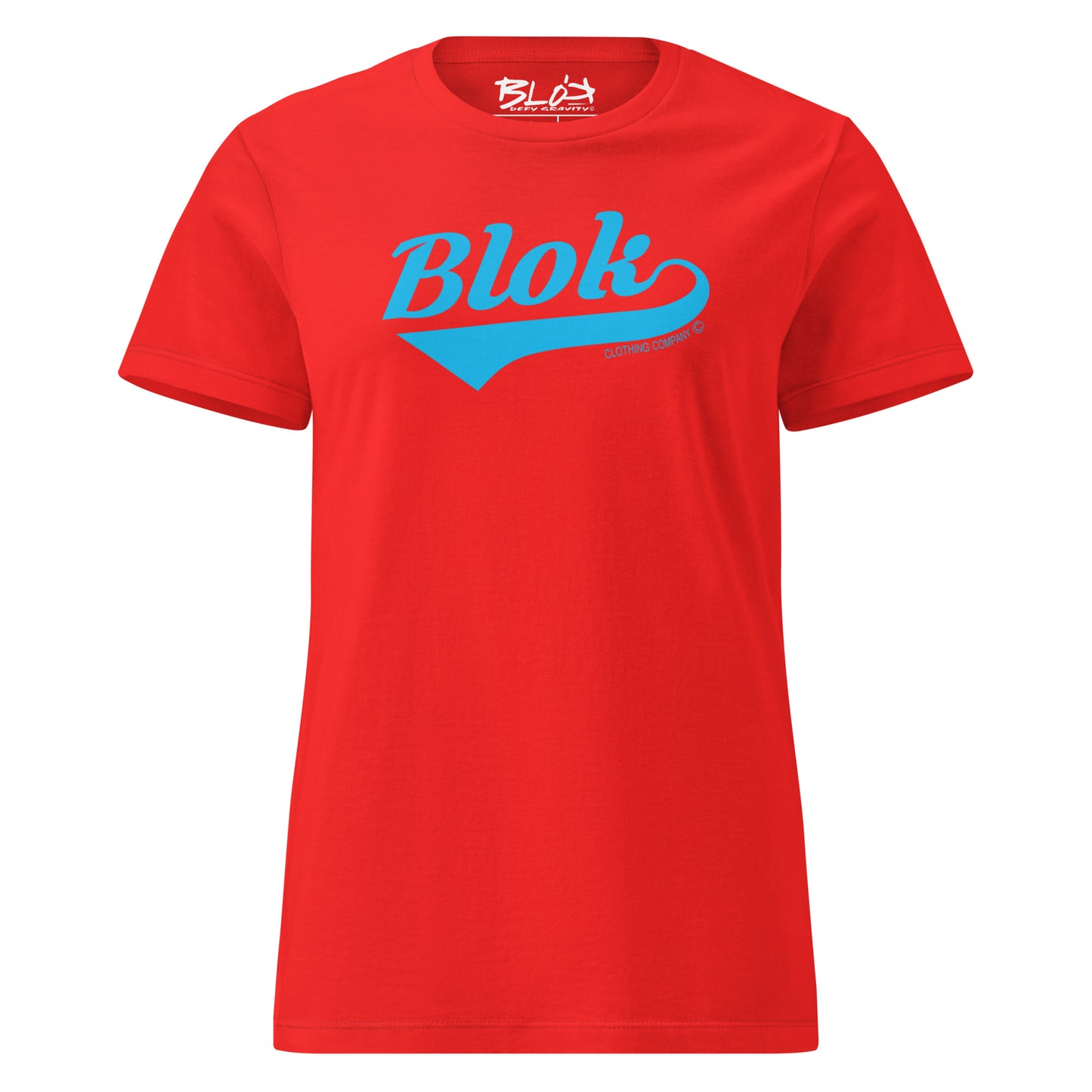 Blok Classic - Front Print in Blue - Women's Slim Fit