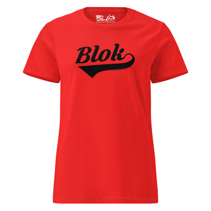 Blok Classic - Front Print in Black - Women's Slim Fit