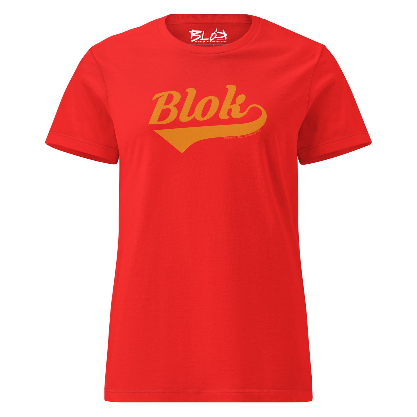 Blok Classic - Front Print in Orange - Women's Slim Fit