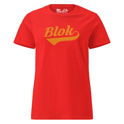 Blok Classic - Front Print in Orange - Women's Slim Fit