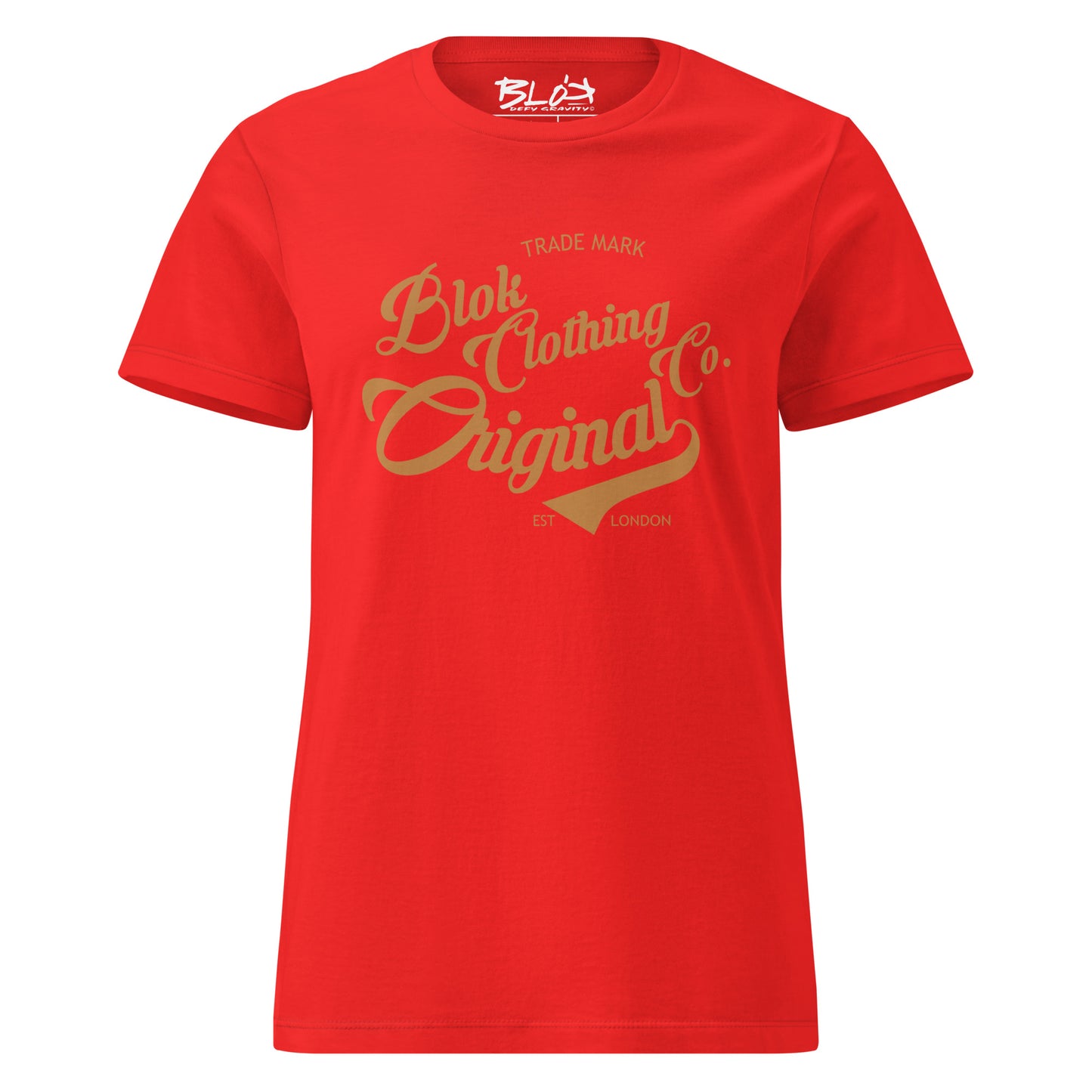 Original Clothing Company - with Gold Print - Women's Slim Fit