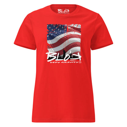 US Flag - Front Print - Women's Slim Fit