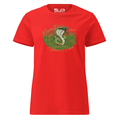 Flying Cobras - with Gold & Green Print - Women's Slim Fit