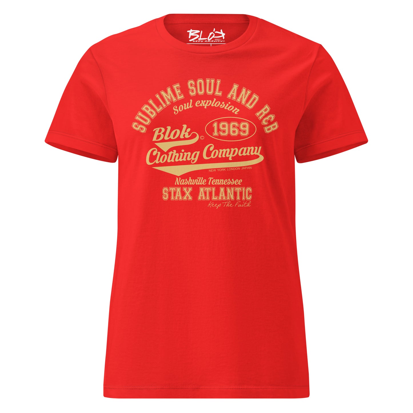 Sublime Soul - with Gold Print - Women's Slim Fit