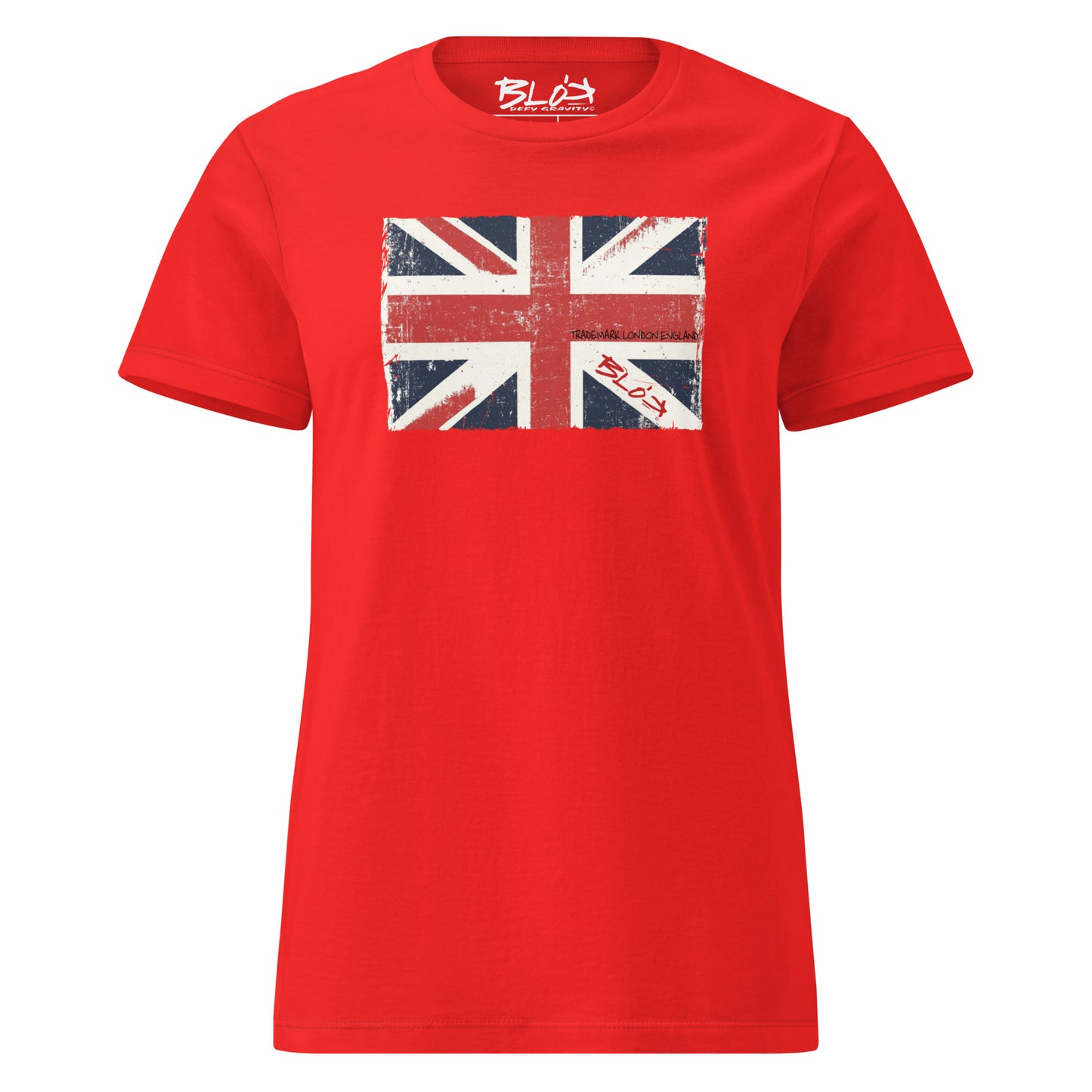 Blok London England - Front Print - Women's Slim Fit