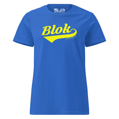 Blok Classic - Front Print in Yellow - Women's Slim Fit