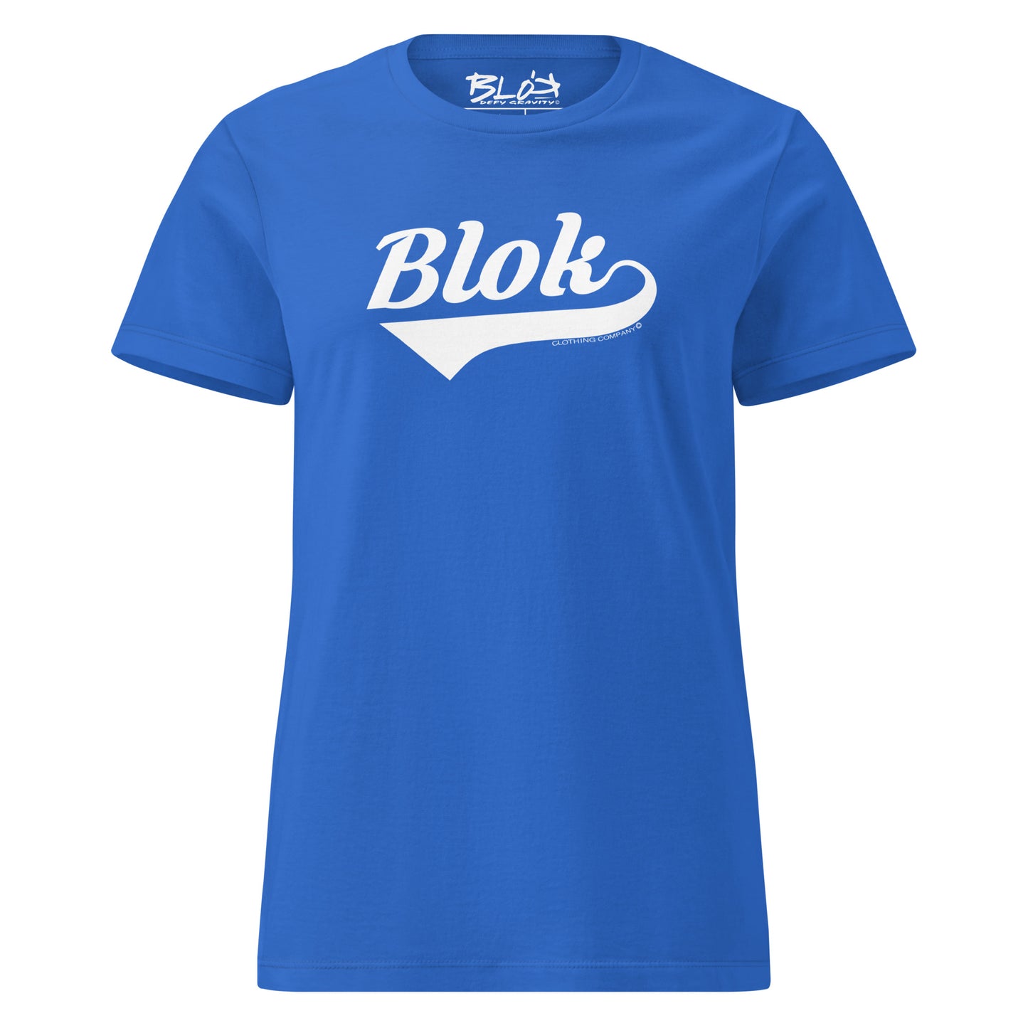Blok Classic - Front Print in White - Women's Slim Fit