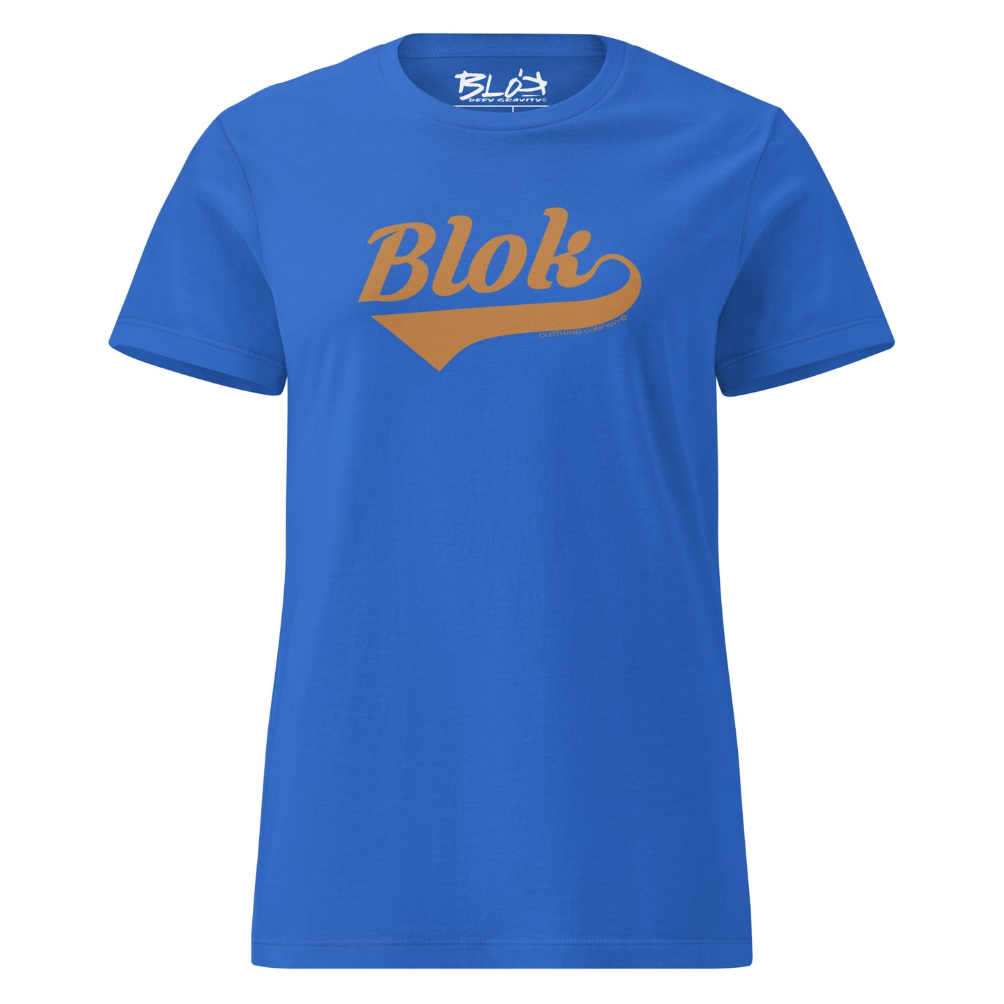 Blok Classic - Front Print in Gold - Women's Slim Fit