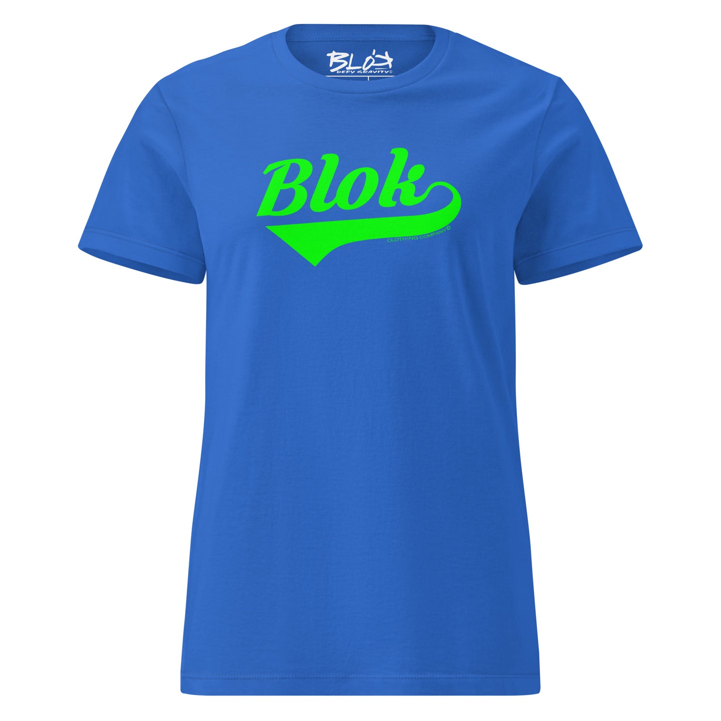 Blok Classic - Front Print in Green - Women's Slim Fit