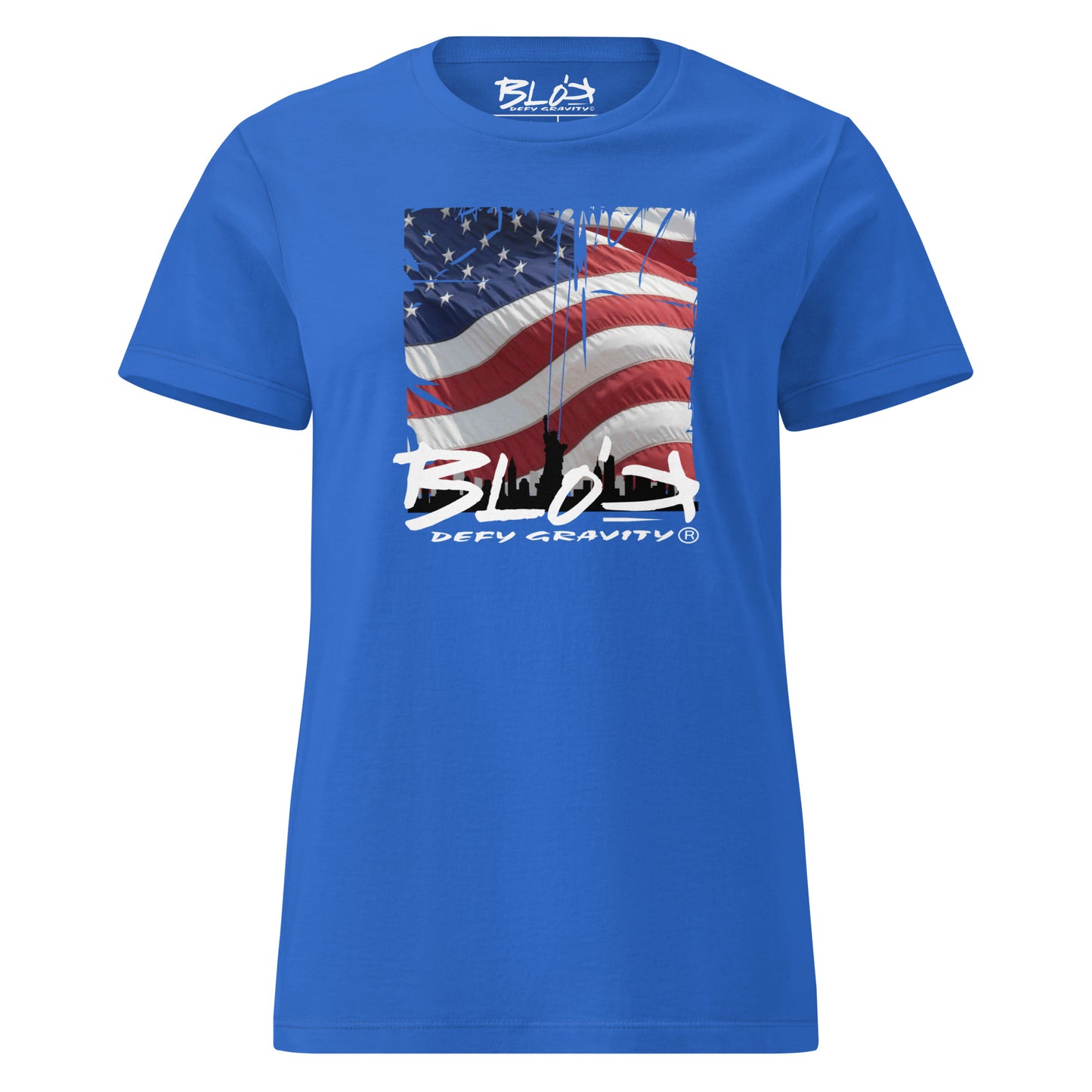 US Flag - Front Print - Women's Slim Fit