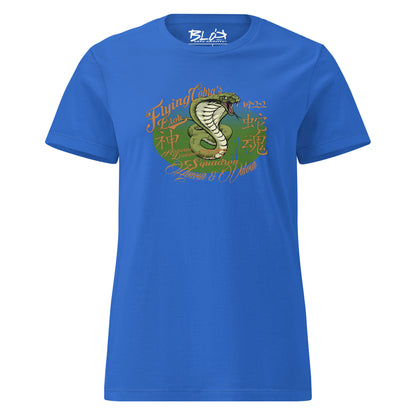 Flying Cobras - with Gold & Green Print - Women's Slim Fit