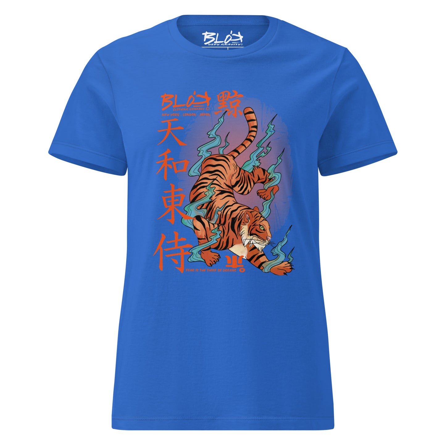 Crouching Tiger - with Orange Logo - Women's Slim Fit