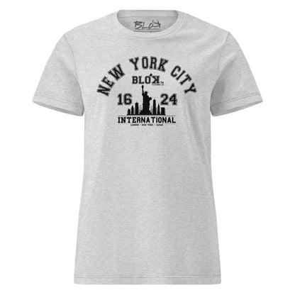 N.Y.C International - with Black Print - Women's Slim Fit