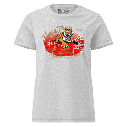 Original Flying Tigers - Front Print in Gold - Women's Slim Fit