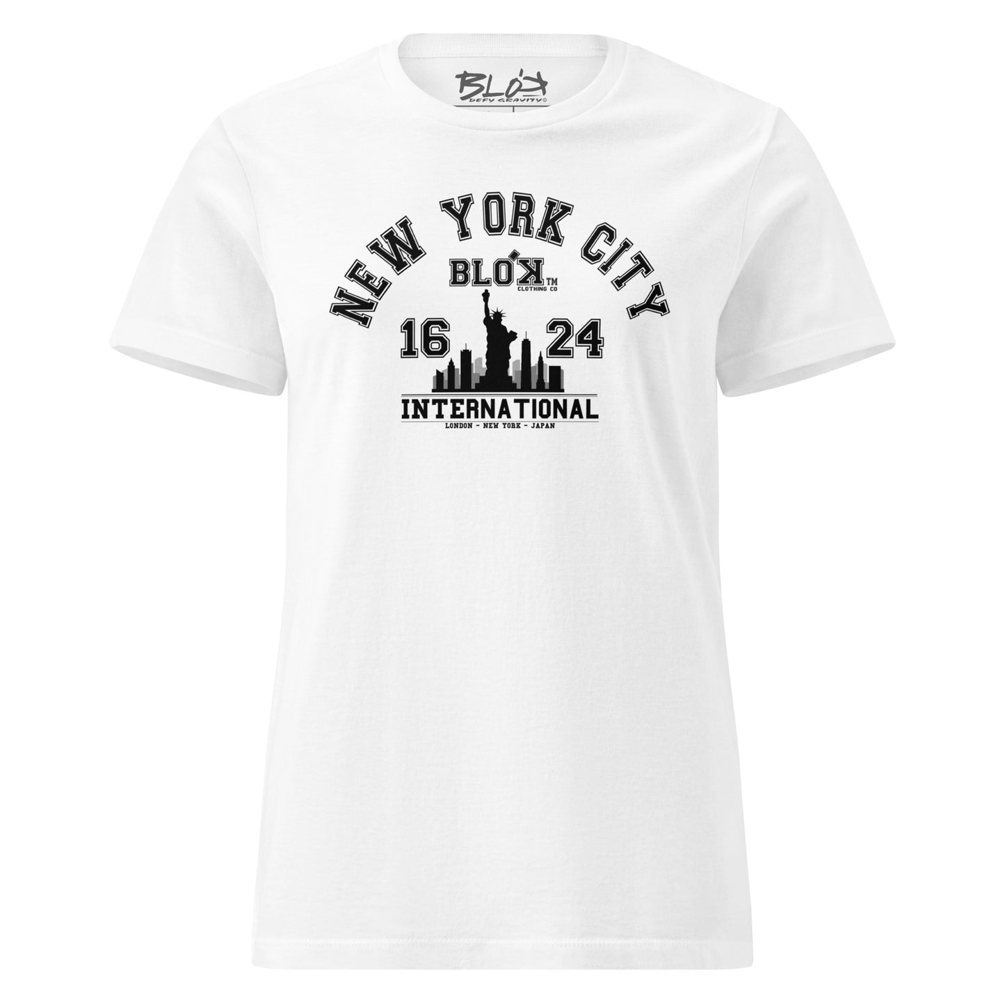 N.Y.C International - with Black Print - Women's Slim Fit