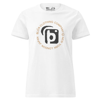 Mosaic Circle - with Black Print - Women's Slim Fit