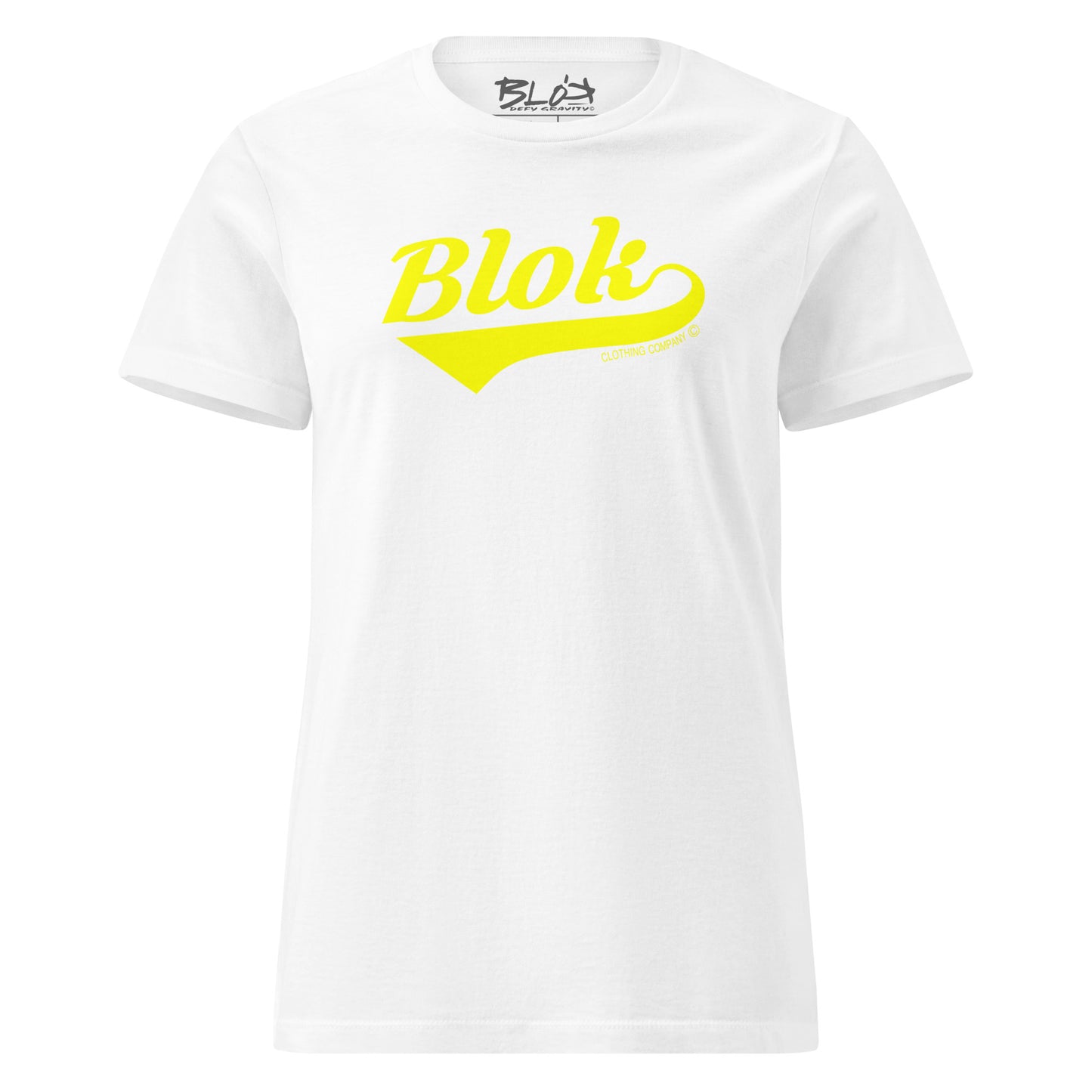 Blok Classic - Front Print in Yellow - Women's Slim Fit