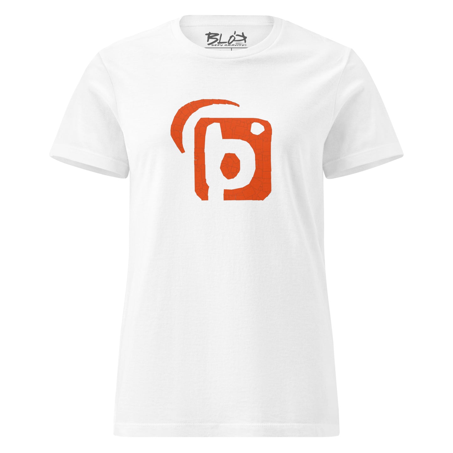 Mosaic - with Orange Print - Women's Slim Fit