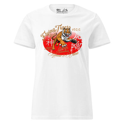Original Flying Tigers - Front Print in Gold - Women's Slim Fit