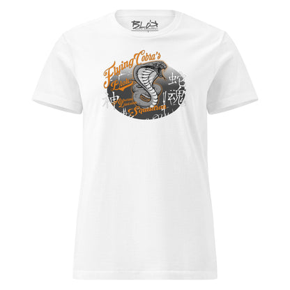 Flying Cobras - with Orange & White Print - Women's Slim Fit
