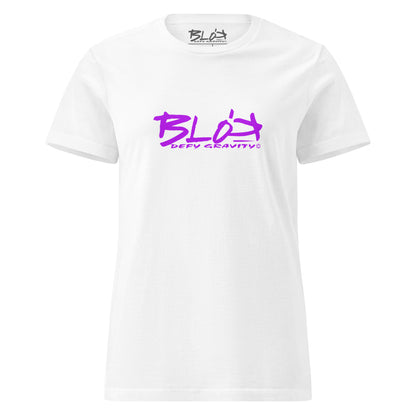 Essential Large Logo - Purple Print - Women's Slim Fit