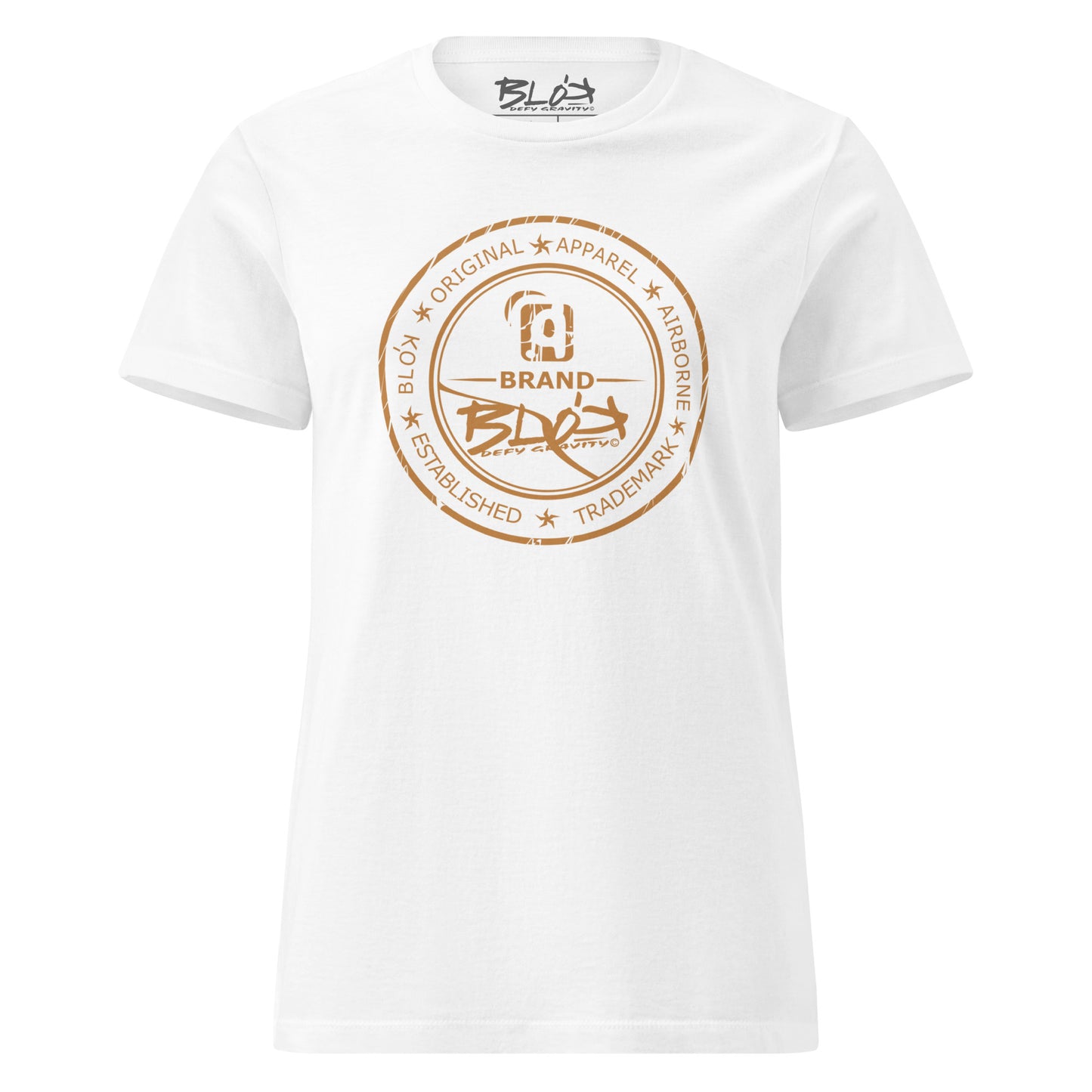 Original Apparel Stamp - in Gold Print - Women's Slim Fit