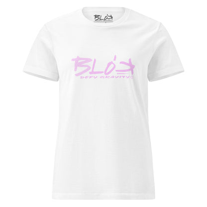 Essential Large Logo - Baby Pink Print - Women's Slim Fit